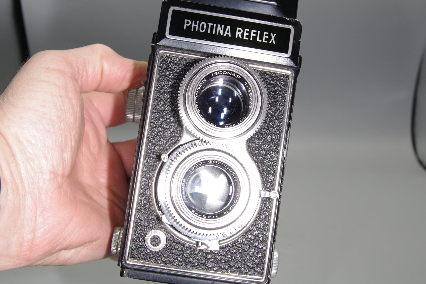 Photina Reflex TLR – 120 Film – Shutter Working – Focus Screen Broken – Rare German Twin Lens