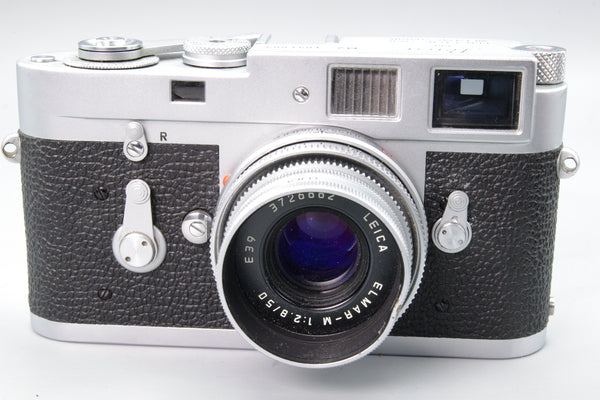 1964 Leica M2 Rangefinder with Elmar‑M 50mm f/2.8 & Hood – Exc – S/N 1091603