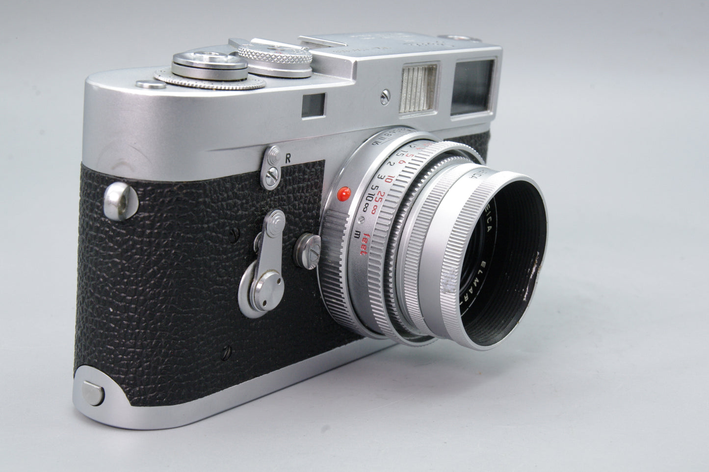 1964 Leica M2 Rangefinder with Elmar‑M 50mm f/2.8 & Hood – Exc – S/N 1091603