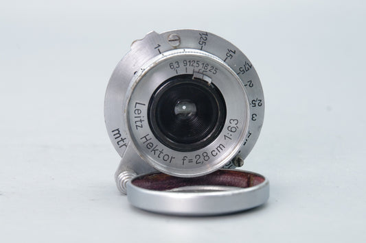 Leitz Hektor 2.8cm f/6.3 Lens – Leica LTM – 1934 Serial 250225 – Serviced