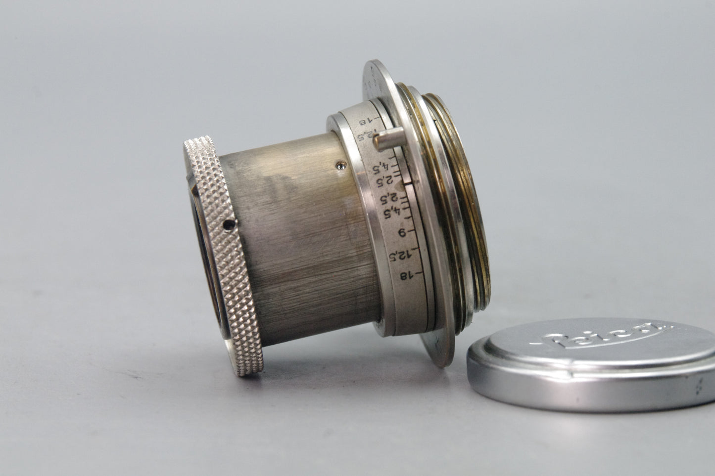 Leitz Hektor 5cm f/2.5 Lens – Leica LTM – 1931 Serial 122096 – Nickel – Serviced
