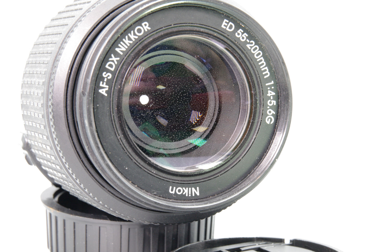 Nikon AF‑S DX 55–200mm f/4–5.6G Lens – Boxed – Scratches/Separation – Good