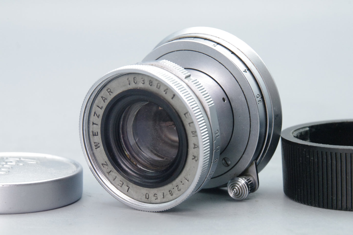 Leitz Elmar 50mm f/2.8 Lens – Leica M Mount – Collapsible – Serviced – With Caps