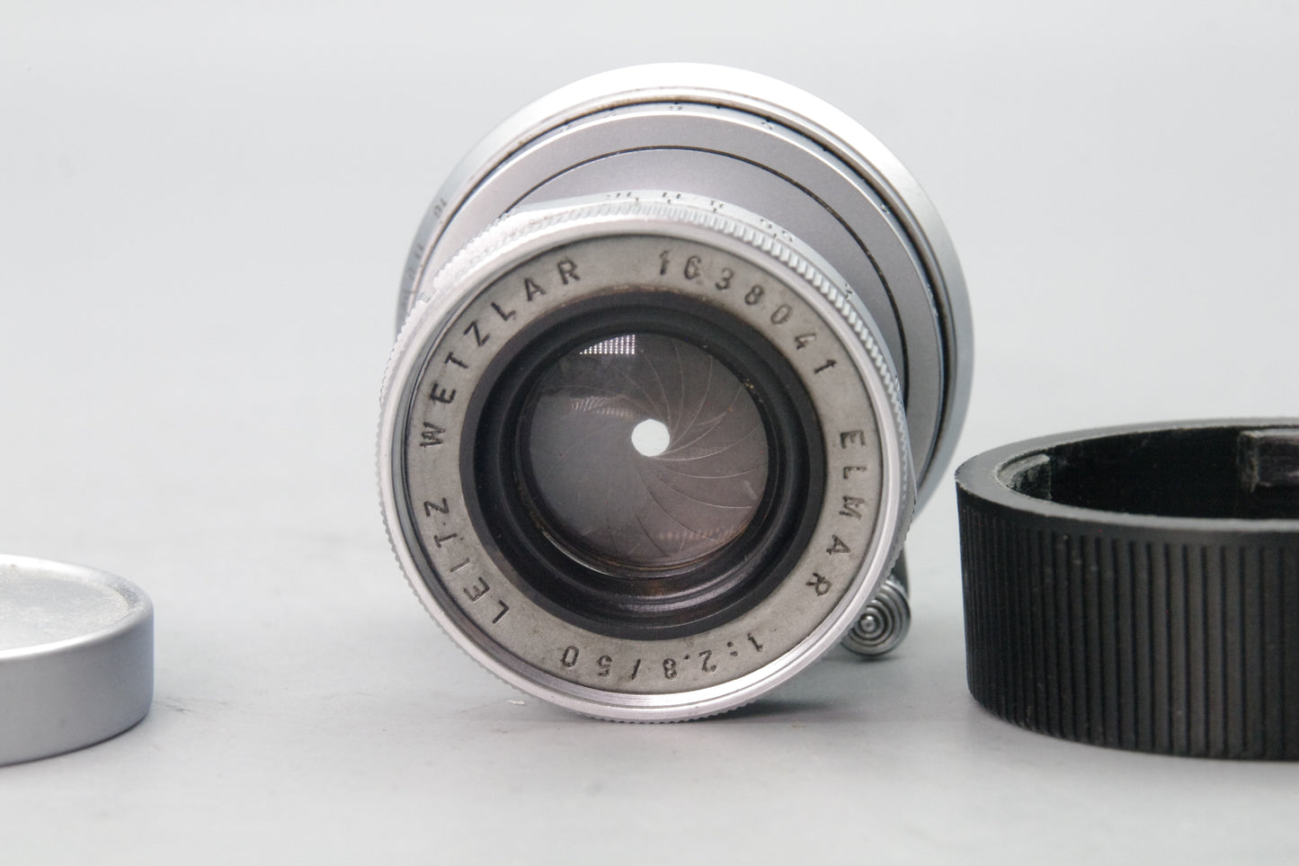Leitz Elmar 50mm f/2.8 Lens – Leica M Mount – Collapsible – Serviced – With Caps