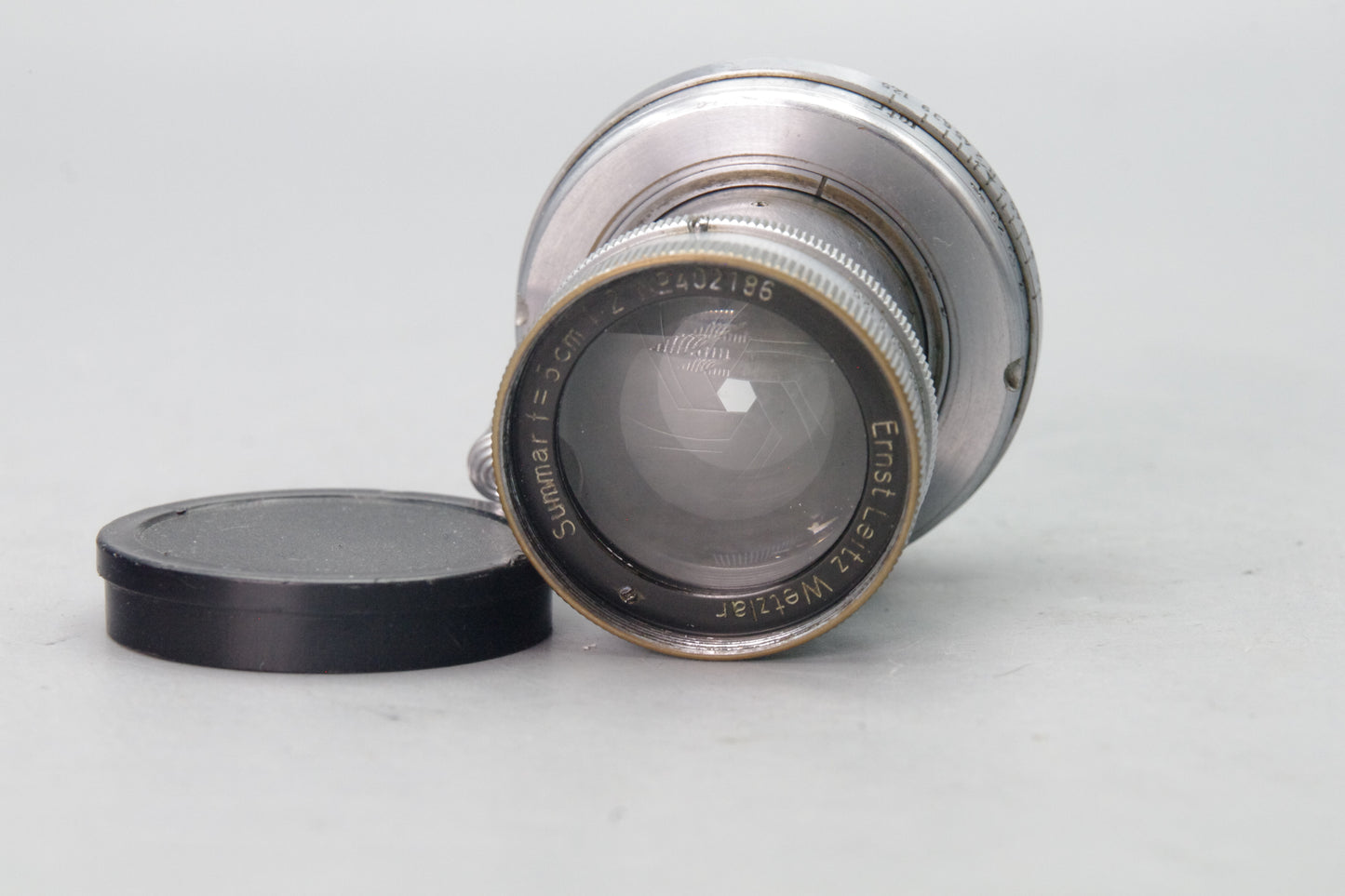 Leica Summar 5cm f/2 Lens LTM M39 - Serviced - 1938 Serial 402186