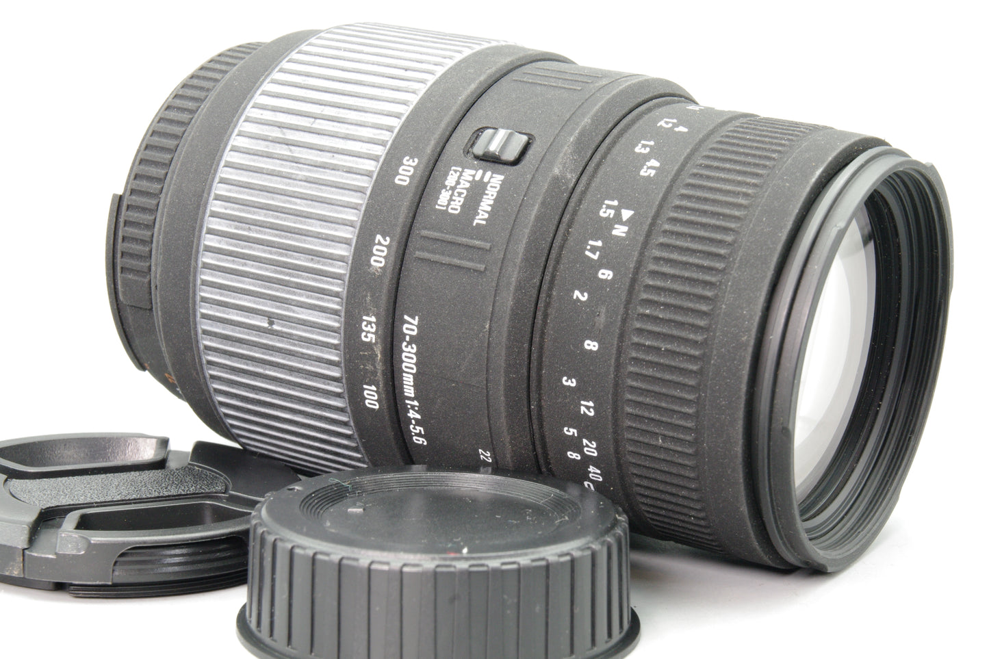 Sigma 70–300mm f/4–5.6 DG AF Zoom Lens – Nikon F Mount with Cap – Very Good