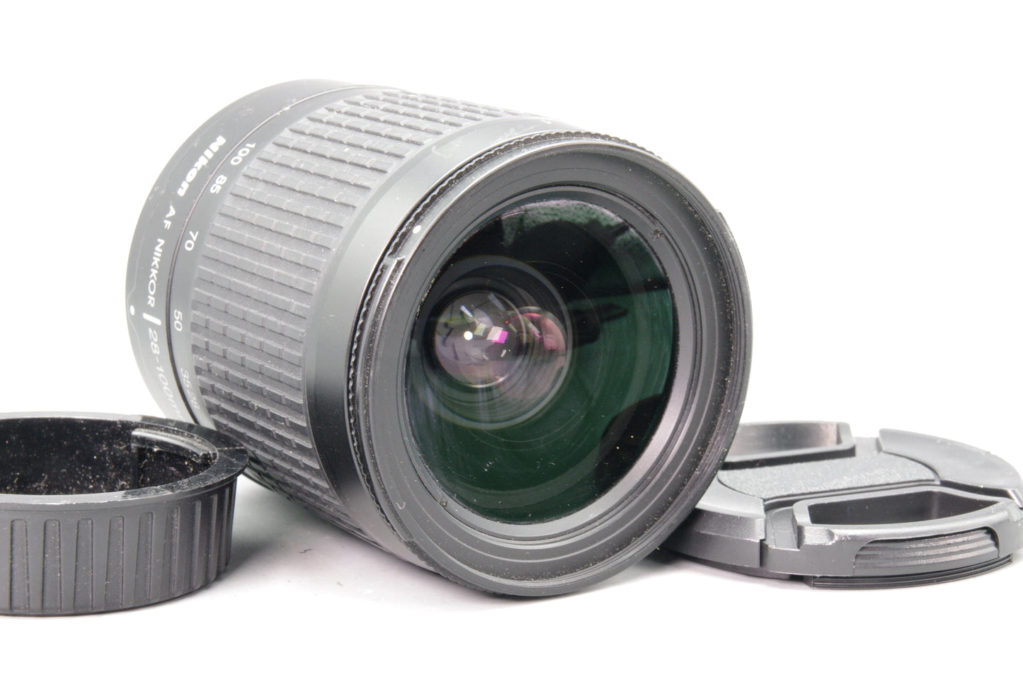 Nikon AF Nikkor 28-100mm f/3.5-5.6G Lens – Compact FX Zoom with Caps