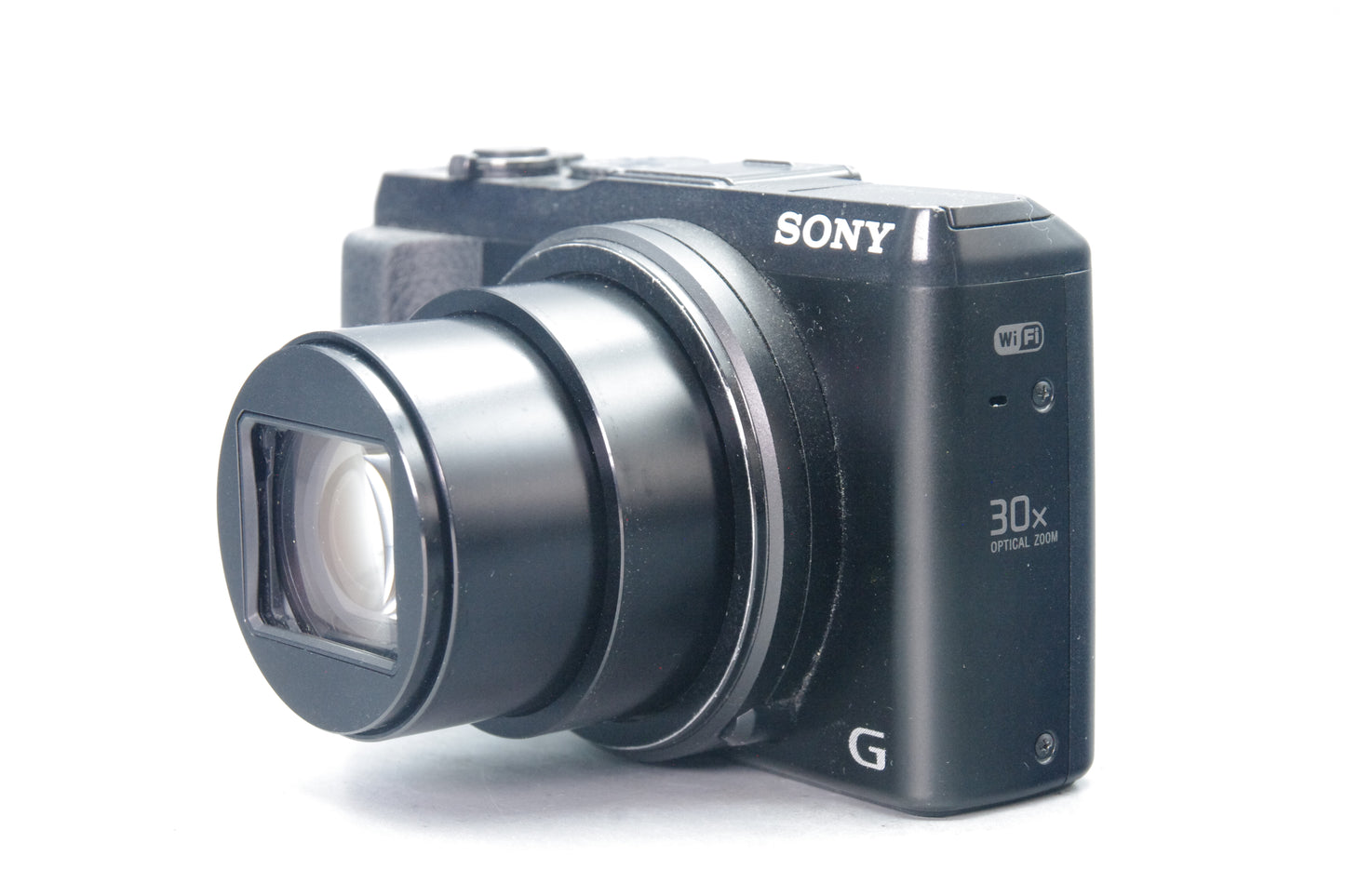 Sony Cybershot DSC-HX50 Compact Camera – 20MP 30x Zoom Wi-Fi Travel Zoom Digital
