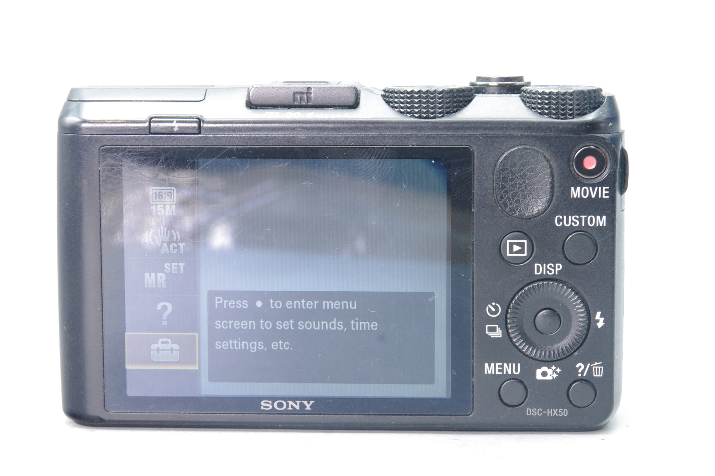 Sony Cybershot DSC-HX50 Compact Camera – 20MP 30x Zoom Wi-Fi Travel Zoom Digital