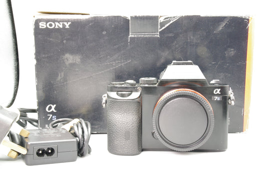 Sony Alpha A7S Full‑Frame Mirrorless Camera – Boxed – S/C 11381 – Very Good