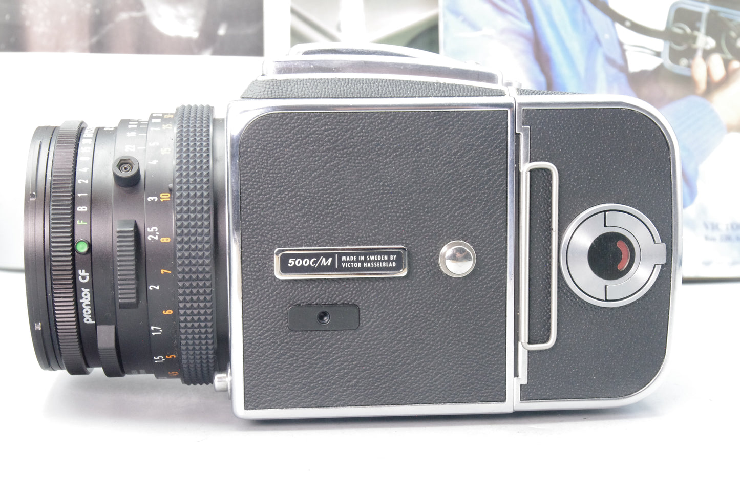 Hasselblad 500C/M Kit – Planar 80mm, A12 Matching Serials, WLF, Boxes – Near Mint