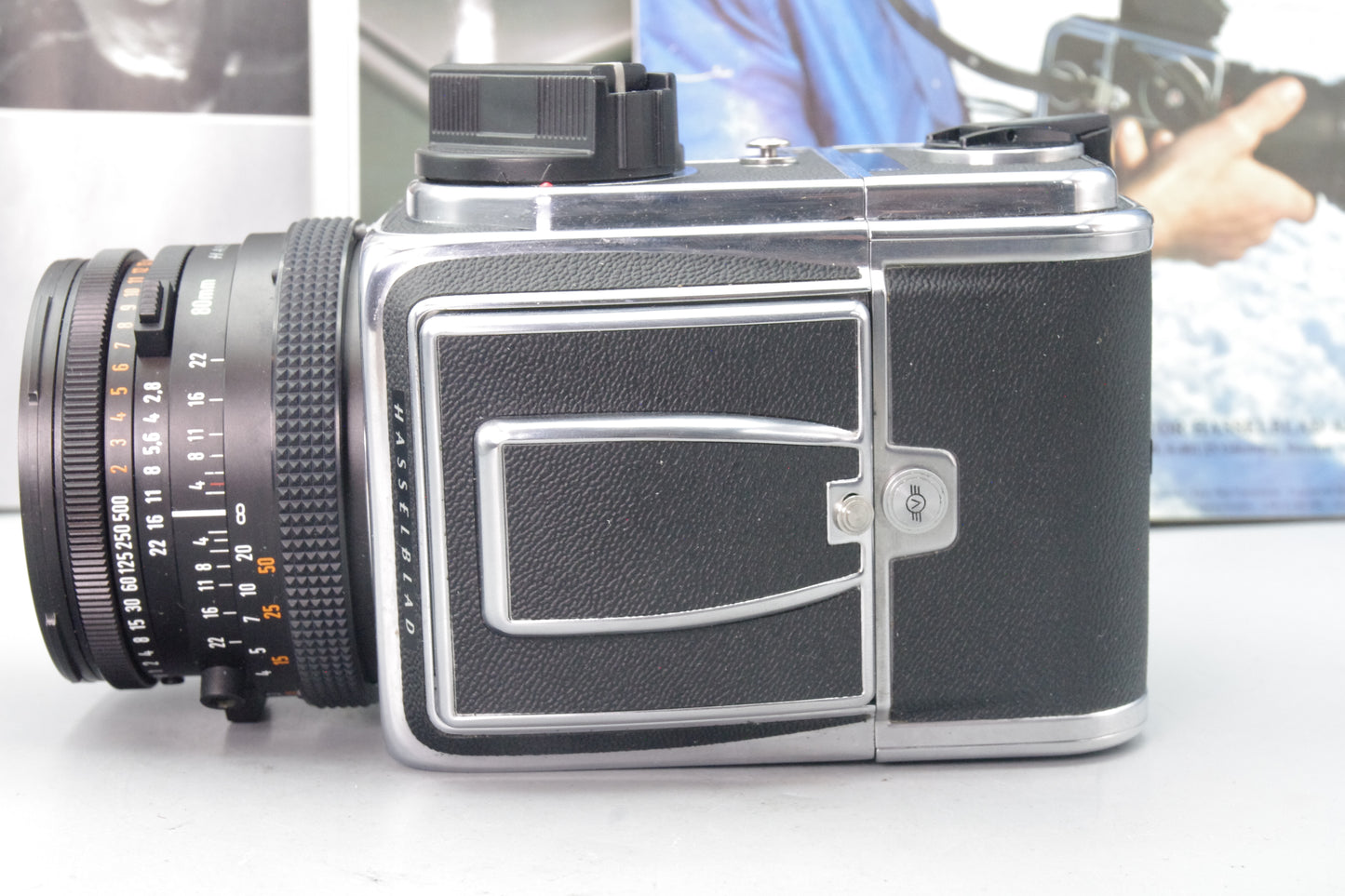 Hasselblad 500C/M Kit – Planar 80mm, A12 Matching Serials, WLF, Boxes – Near Mint