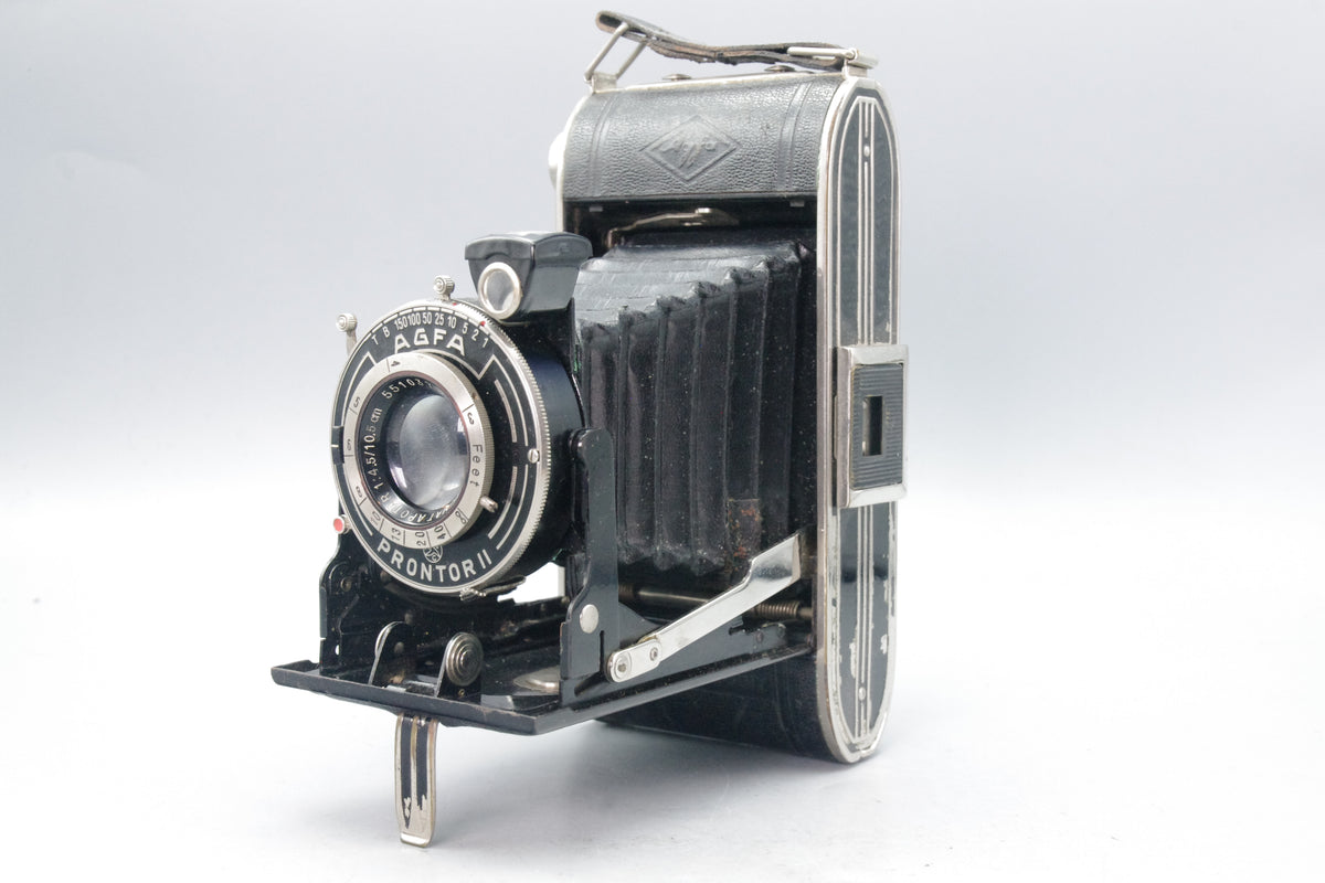 Agfa Folding Camera 10.5cm f/4.5 Lens – Winds &Shutter Releases – Very Good