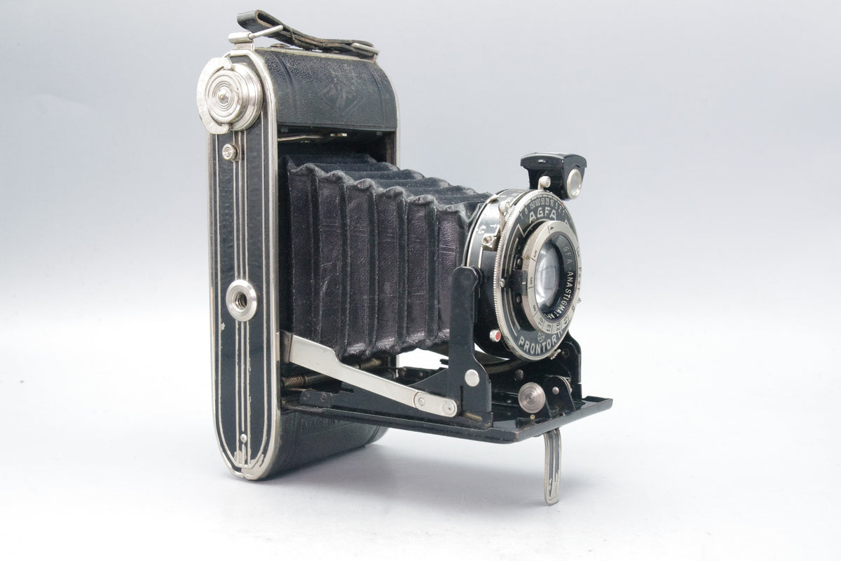 Agfa Folding Camera 10.5cm f/4.5 Lens – Winds &Shutter Releases – Very Good