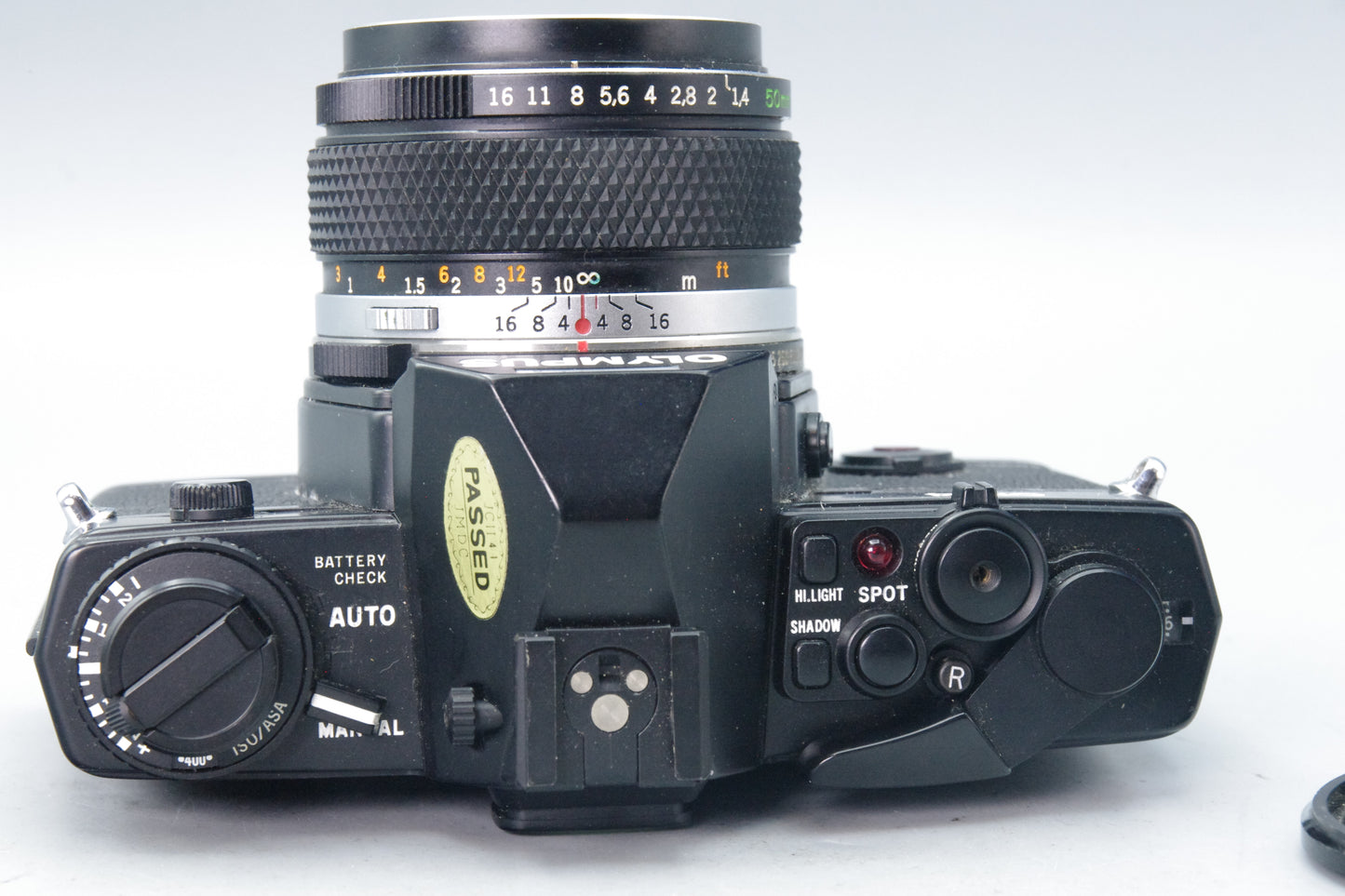Olympus OM‑4 35mm SLR Camera + G.Zuiko 50mm f/1.4 Lens – Very Good