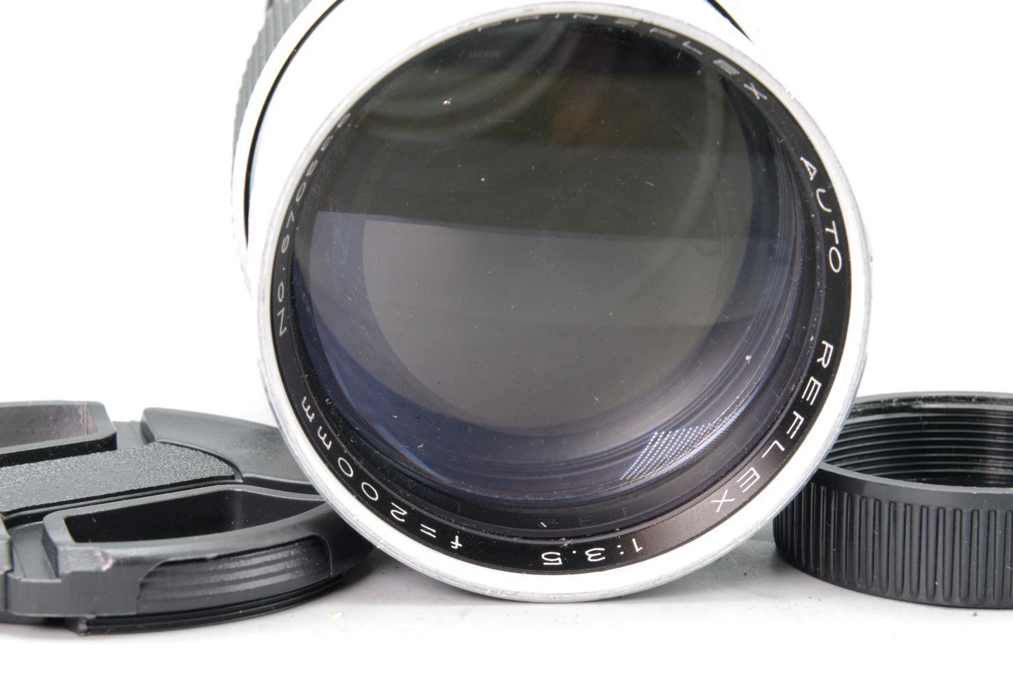 Prinzflex Auto Reflex 200mm f/4 Telephoto Lens – M42 Mount – Very Good