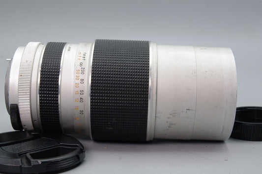 Prinzflex Auto Reflex 200mm f/4 Telephoto Lens – M42 Mount – Very Good
