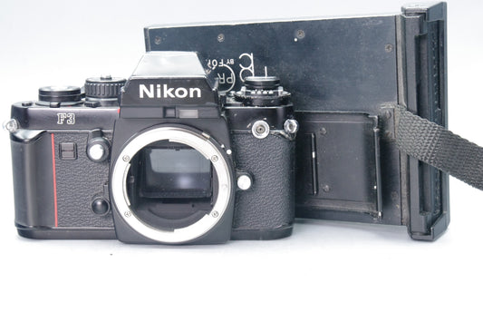 Nikon F3 35mm Film Camera Body – Polaroid Back Modified – Std Back Included