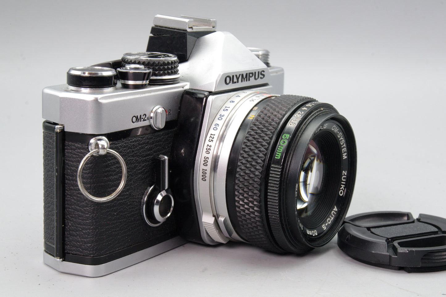 Olympus OM-2N 35mm SLR + Zuiko 50mm f/1.8 Lens – Tested & New Batteries