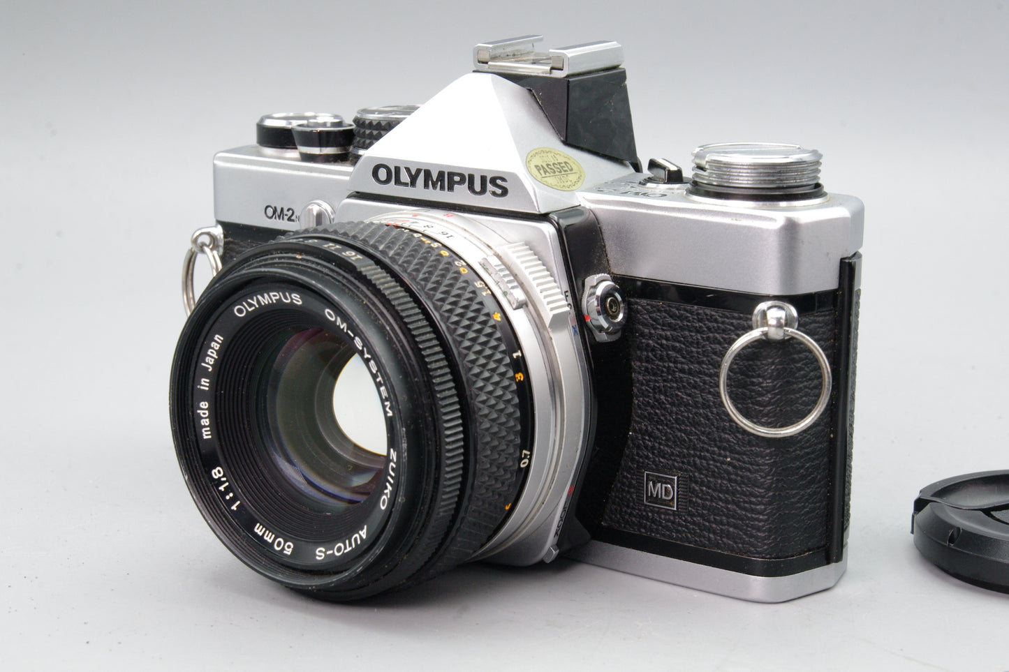 Olympus OM-2N 35mm SLR + Zuiko 50mm f/1.8 Lens – Tested & New Batteries