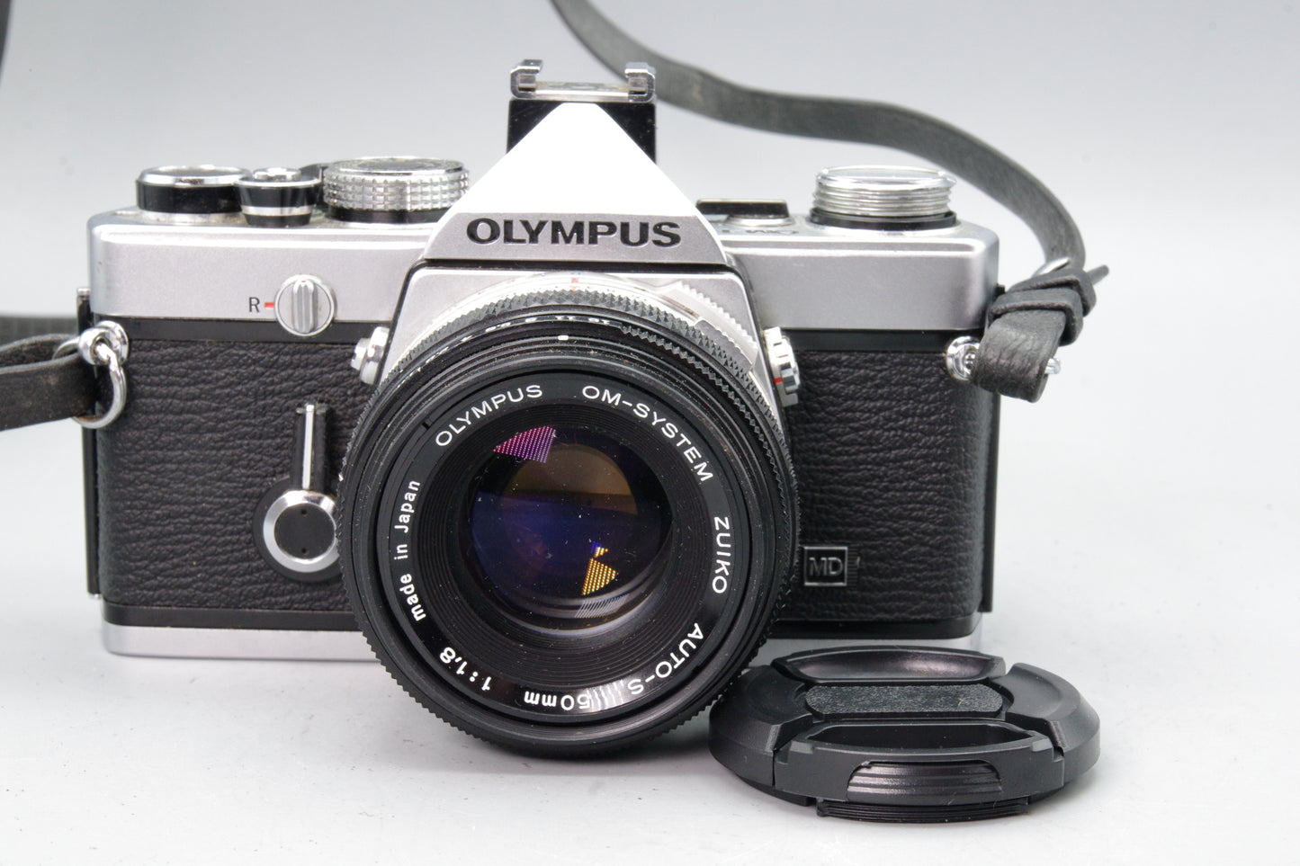 Olympus OM‑1N 35mm SLR Film Camera + Zuiko 50mm f/1.8 Lens – Tested VGC