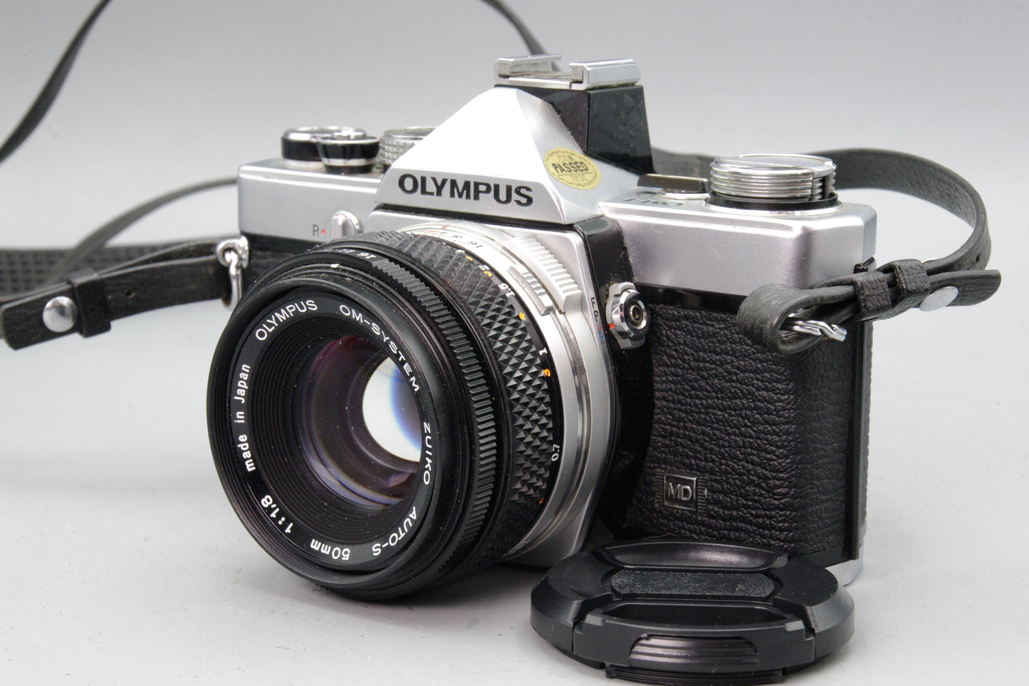 Olympus OM‑1N 35mm SLR Film Camera + Zuiko 50mm f/1.8 Lens – Tested VGC