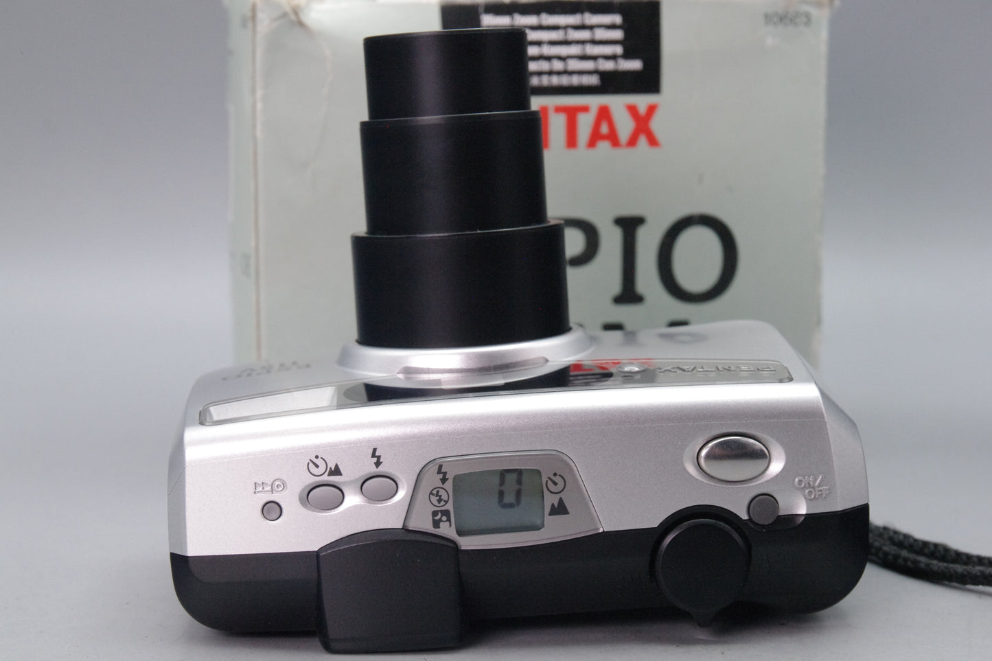 Pentax Espio 115V 35mm Film Camera – Tested & Working – With Case & Box – Excellent