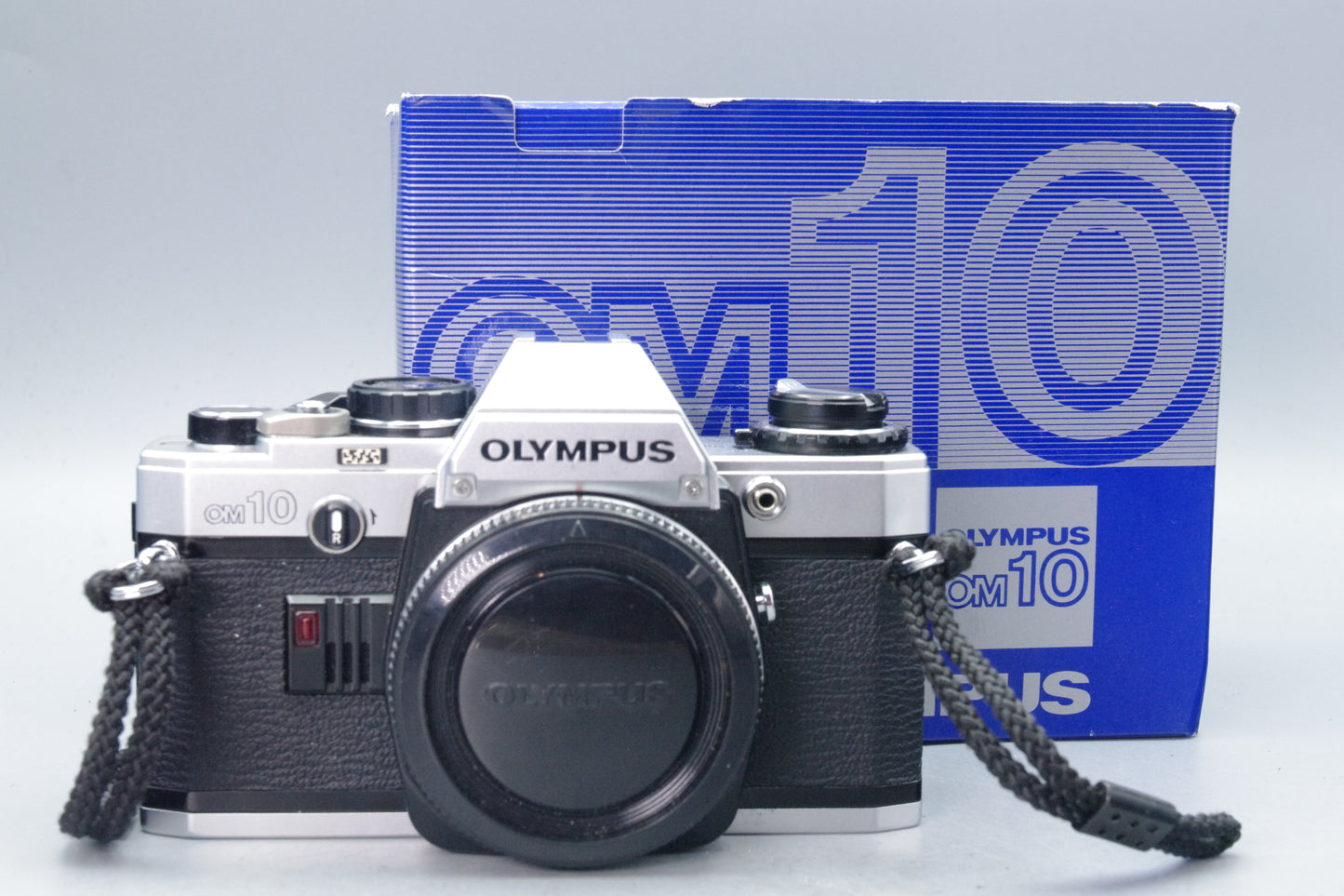 Olympus OM10 35mm SLR Camera – Original Box – Excellent Condition – Tested