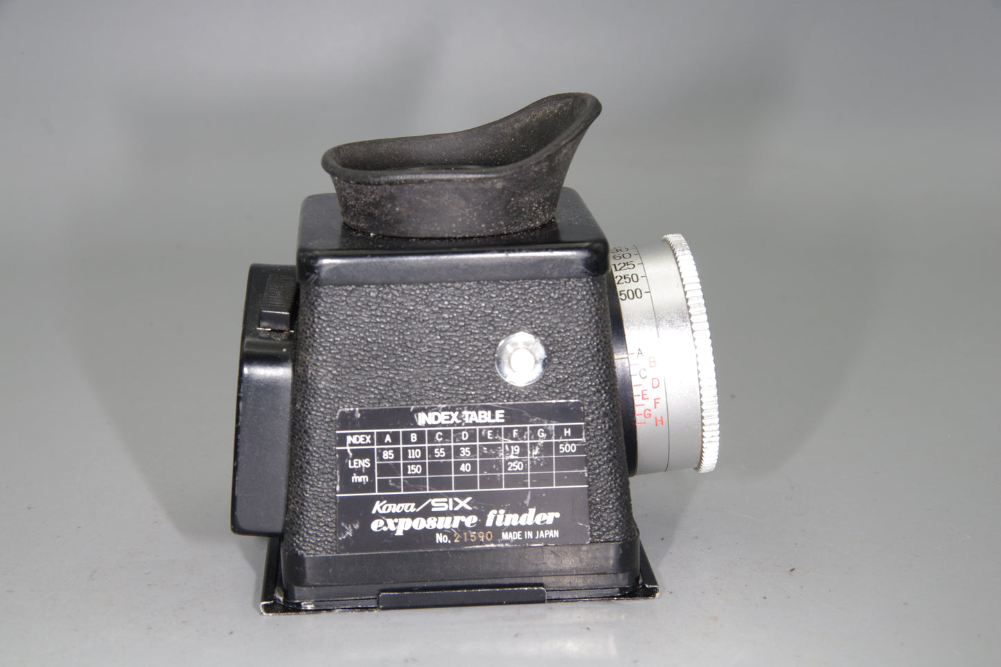 Kowa Six Exposure Meter  Finder