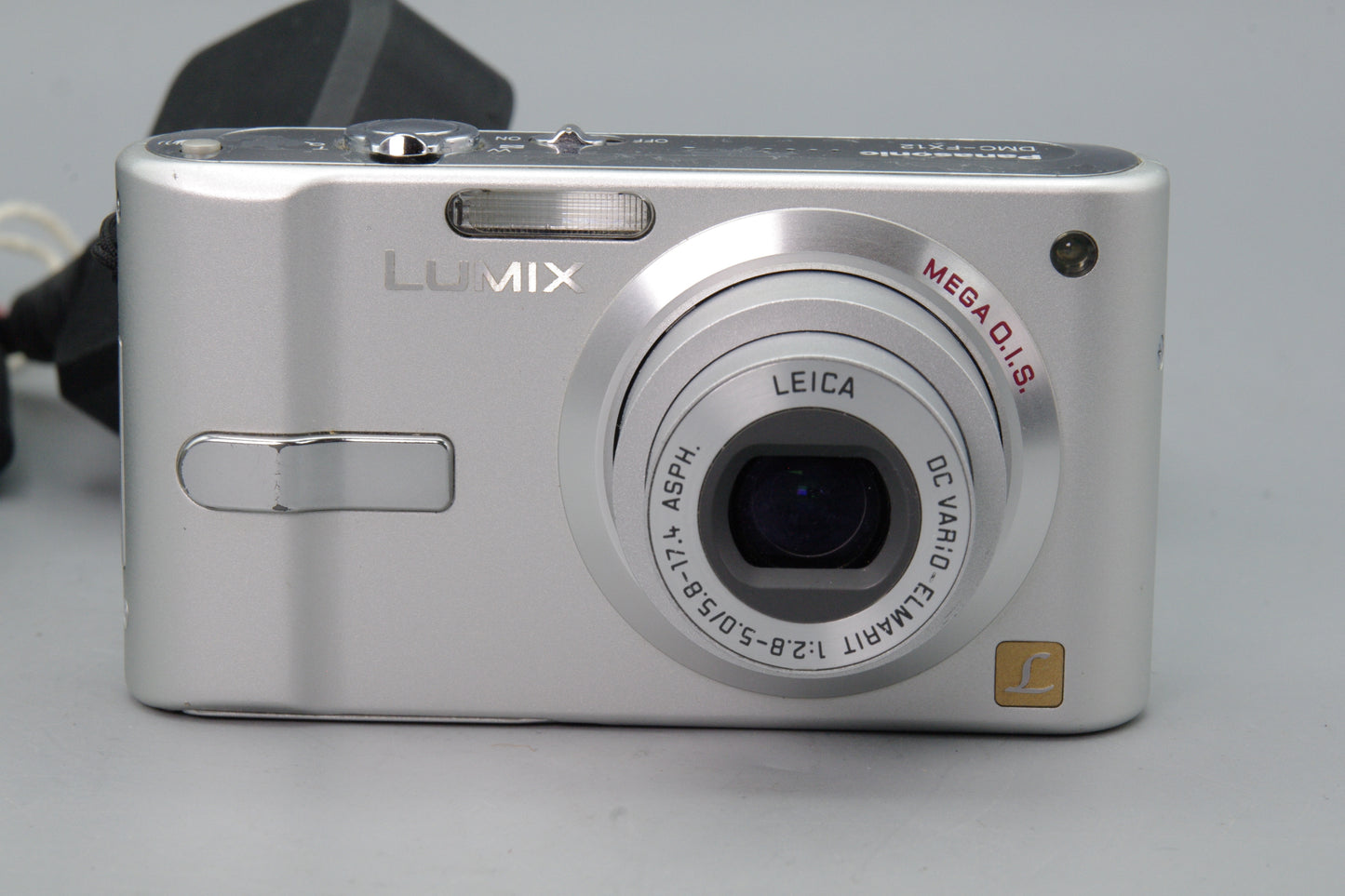 Panasonic Lumix DMC‑FX12 Digital Camera – Boxed – 7.2MP – Silver – Excellent