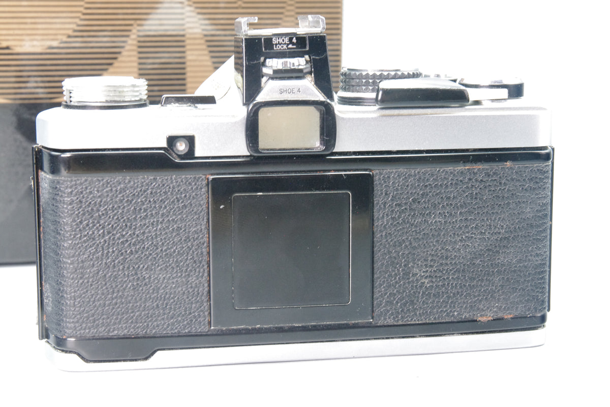 Olympus OM‑2N Chrome 35mm SLR Film Camera Body Only – Tested – Boxed