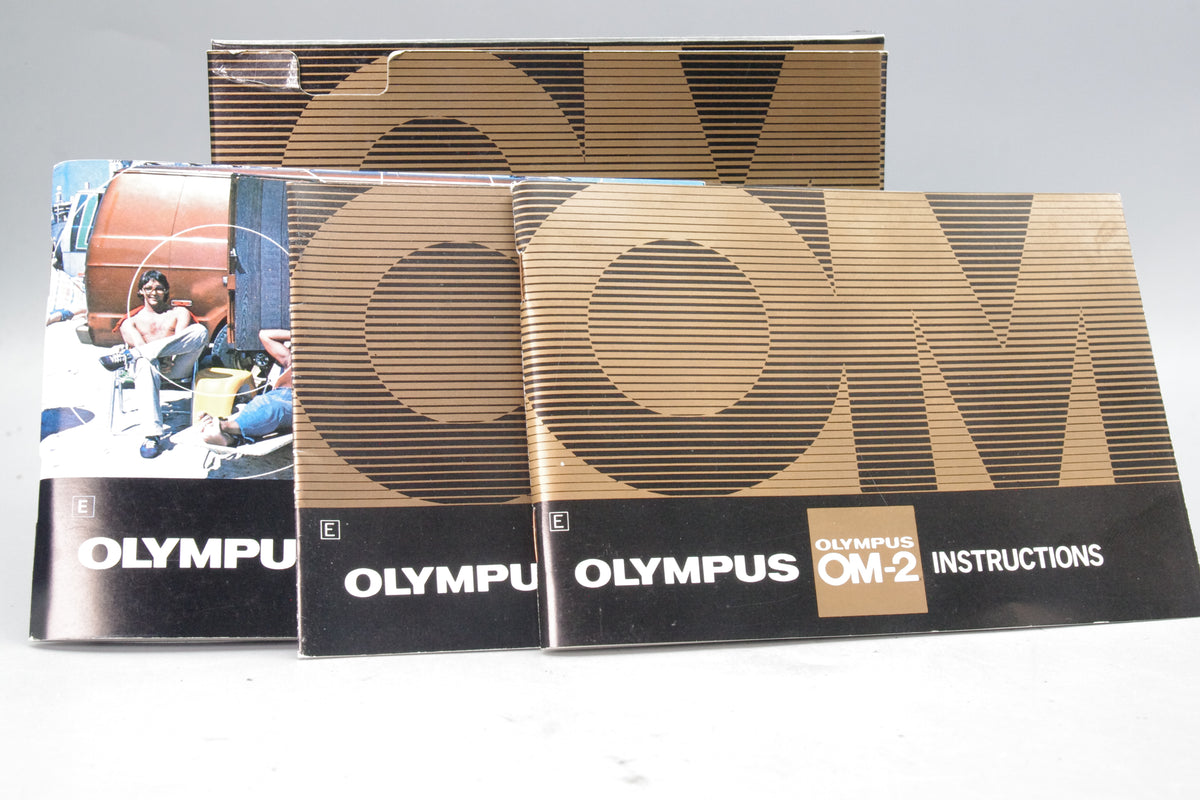 Olympus OM‑2N Chrome 35mm SLR Film Camera Body Only – Tested – Boxed