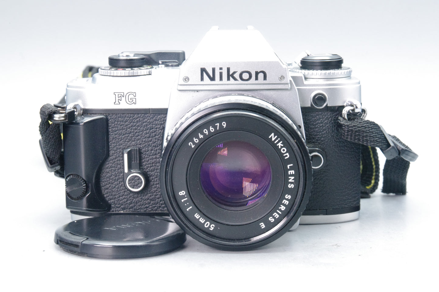 Nikon FG 35mm SLR Camera with 50mm f/1.8 Lens – Tested Working + Batteries