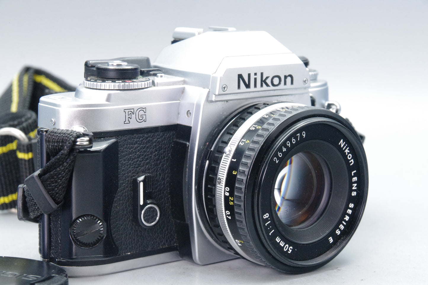 Nikon FG 35mm SLR Camera with 50mm f/1.8 Lens – Tested Working + Batteries