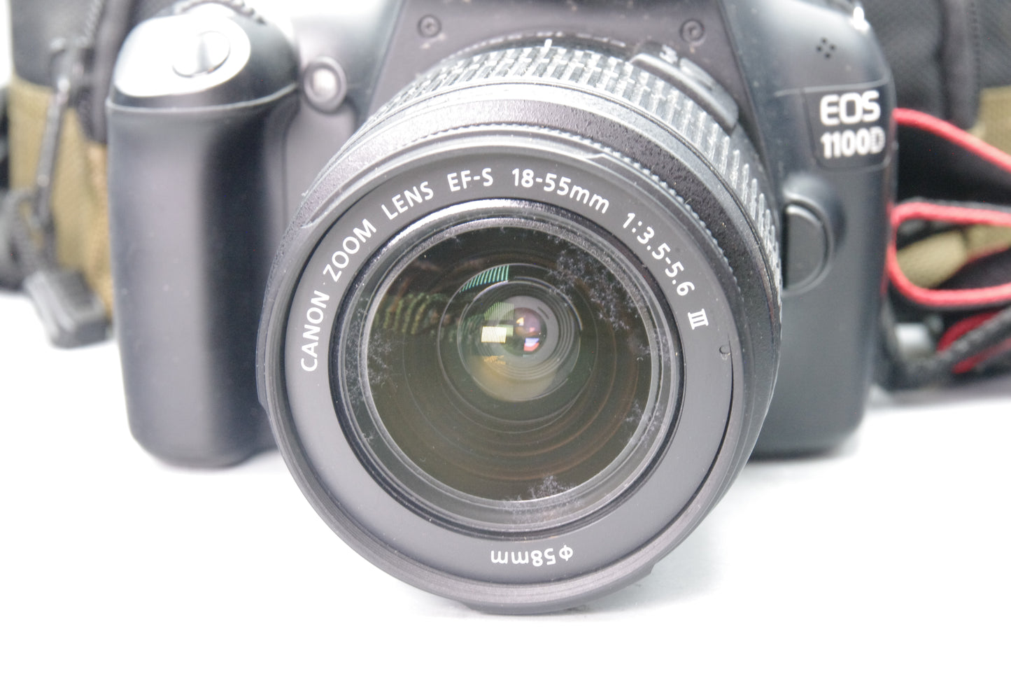 Canon EOS 1100D 12.2MP DSLR + 18‑55mm III Lens – S/C 629 – Charger & Case