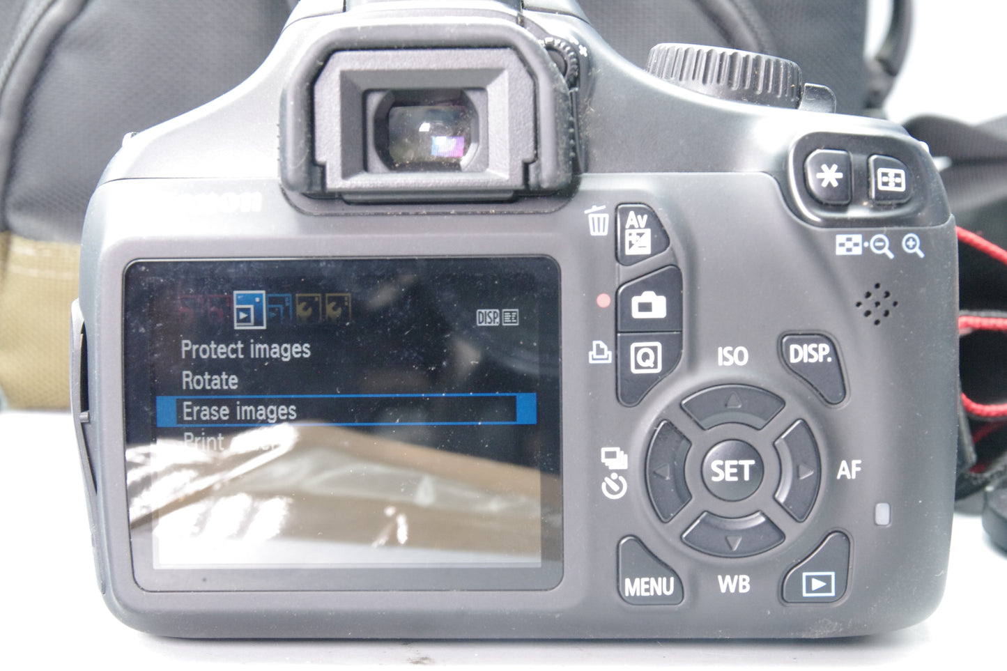 Canon EOS 1100D 12.2MP DSLR + 18‑55mm III Lens – S/C 629 – Charger & Case