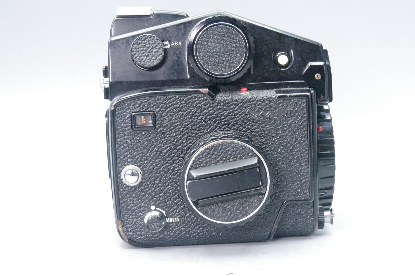 Mamiya M645J Medium Format Camera – Metered Finder Fault – Shutter Working