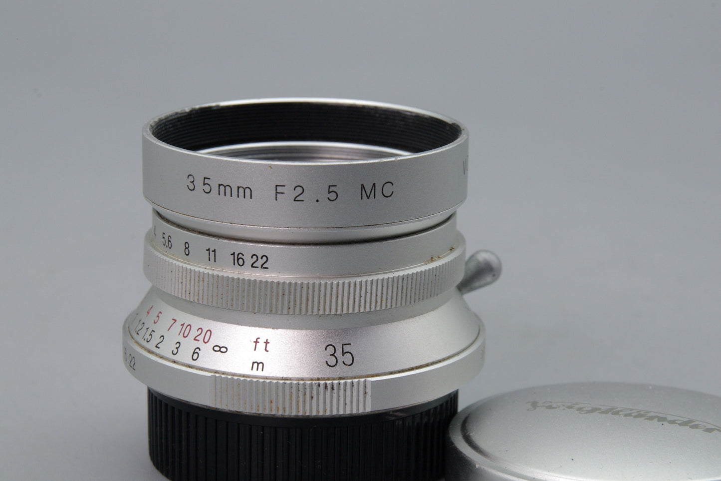 Voigtländer Color‑Skopar 35mm f/2.5 MC Lens – L39 M39 Mount - Excellent