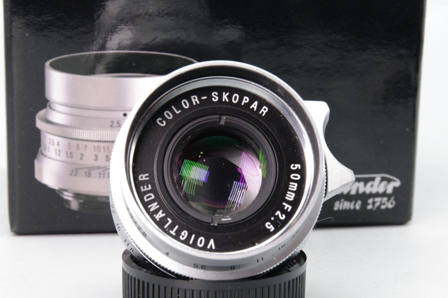 Voigtländer Color‑Skopar 50mm f/2.5 Lens – L39 M39 – Boxed – Excellent