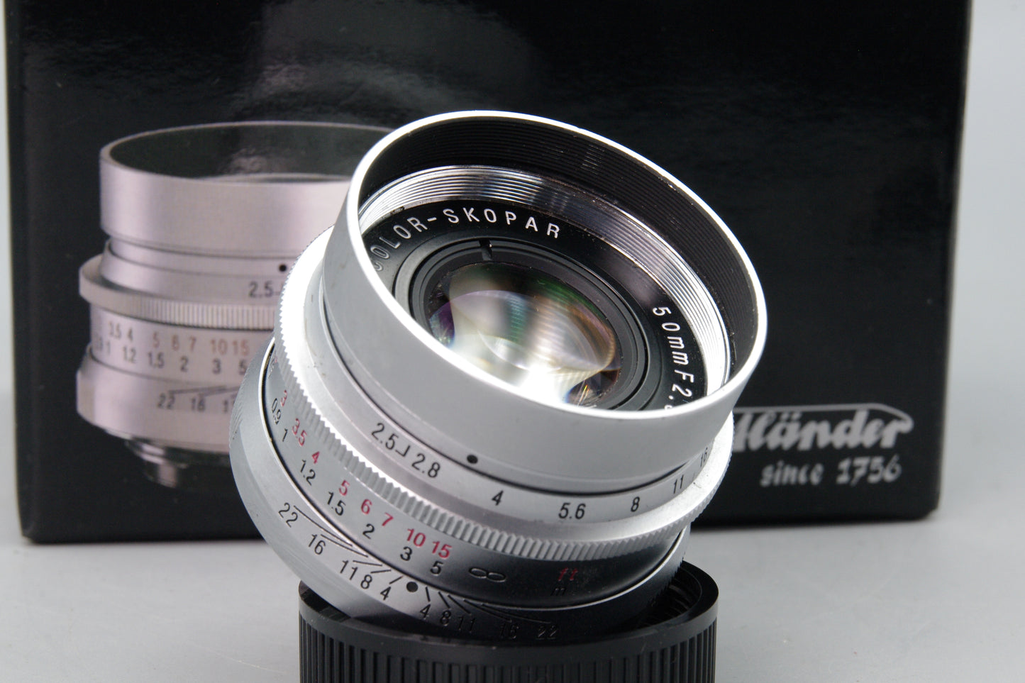 Voigtländer Color‑Skopar 50mm f/2.5 Lens – L39 M39 – Boxed – Excellent