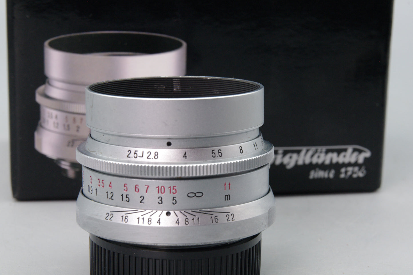Voigtländer Color‑Skopar 50mm f/2.5 Lens – L39 M39 – Boxed – Excellent
