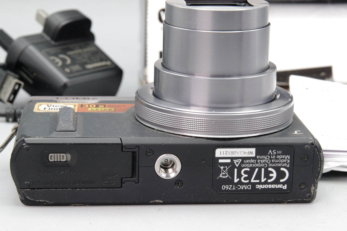 Panasonic Lumix DMC‑TZ60 Camera – Boxed – 18.1MP – 30x Zoom – Silver