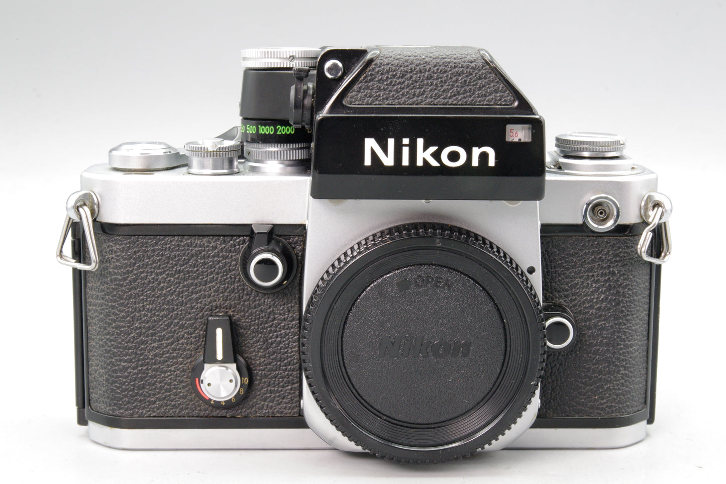 Nikon F2 Photomic Silver 35mm SLR + DP‑1 Finder – Classic Pro Body – Exc