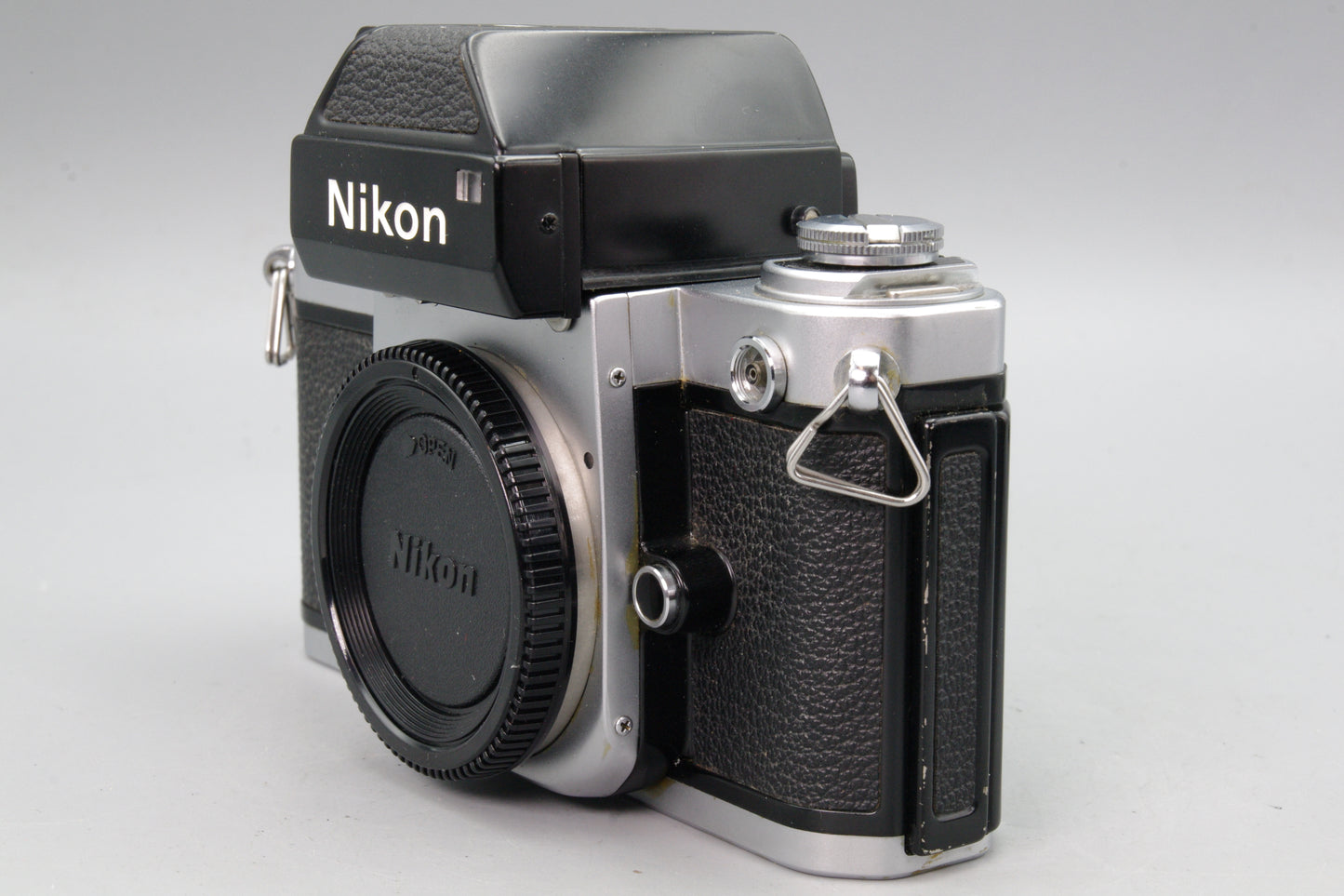 Nikon F2 Photomic Silver 35mm SLR + DP‑1 Finder – Classic Pro Body – Exc