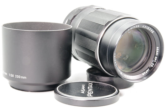 Asahi Super-Multi-Coated Takumar 135mm F/3.5 Lens - M42 Mount - Nr Mint