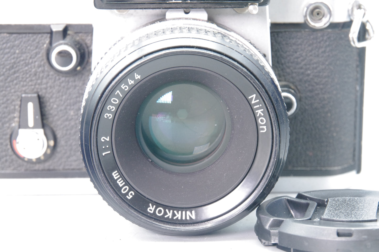 Nikon F2 Photomic 35mm SLR + DP‑2 LED Finder & 50mm f/2 Lens – Tested VGC