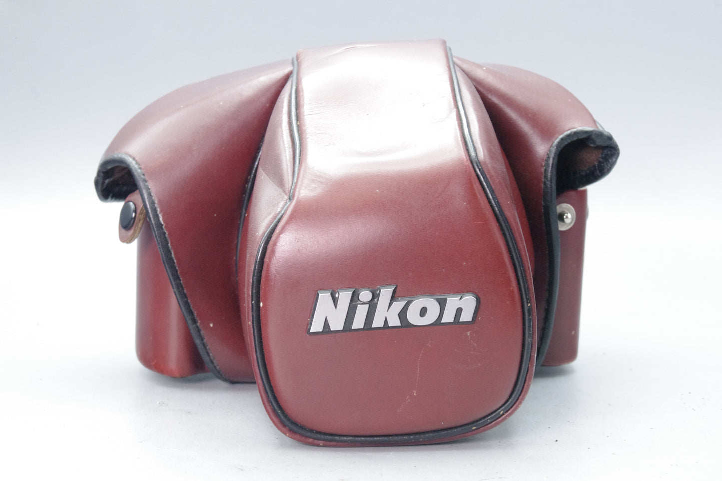 Nikon Brown CF‑22 Leather Case – Genuine Nikon – VGC