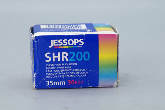 Jessops SHR 200 36exp 35mm Film – Expired 2003 – Unopened Roll