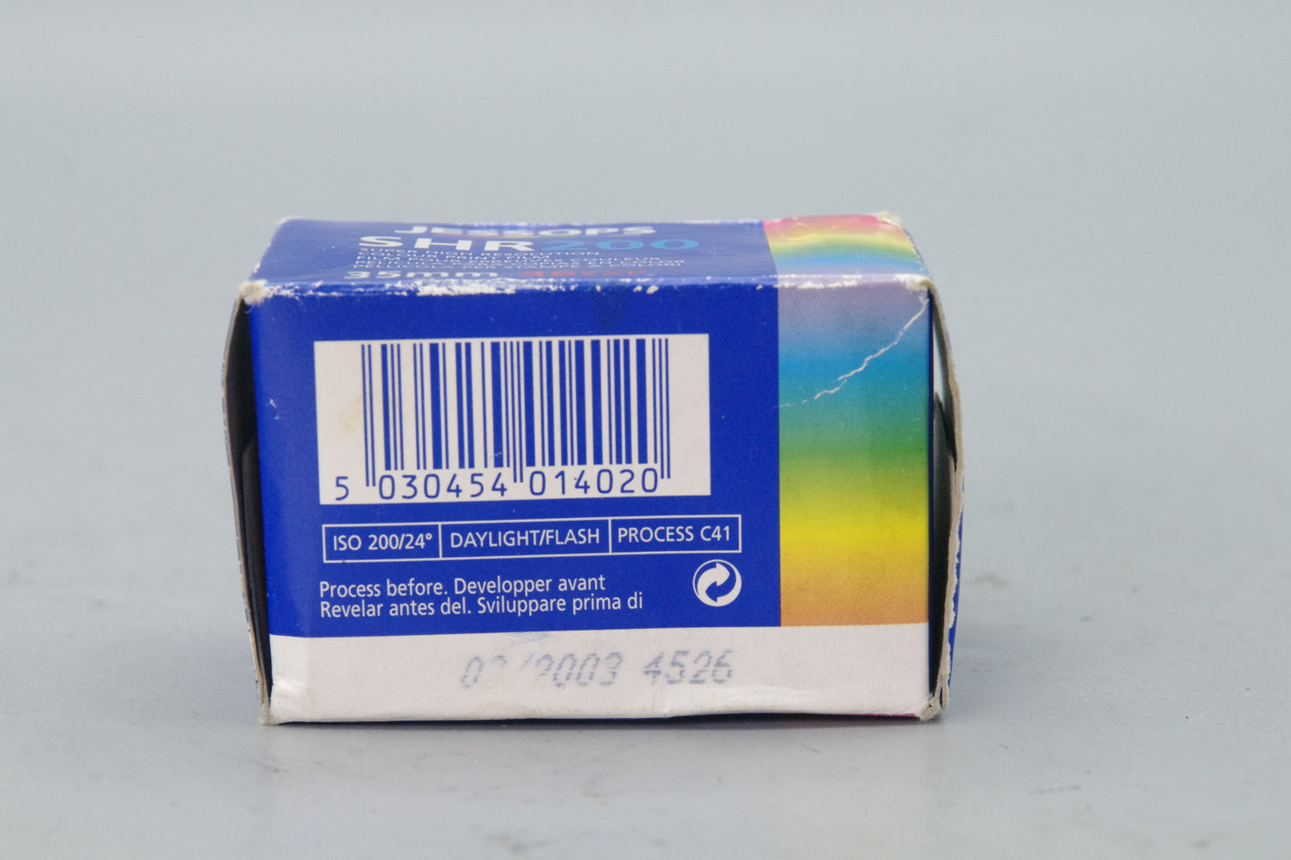 Jessops SHR 200 36exp 35mm Film – Expired 2003 – Unopened Roll