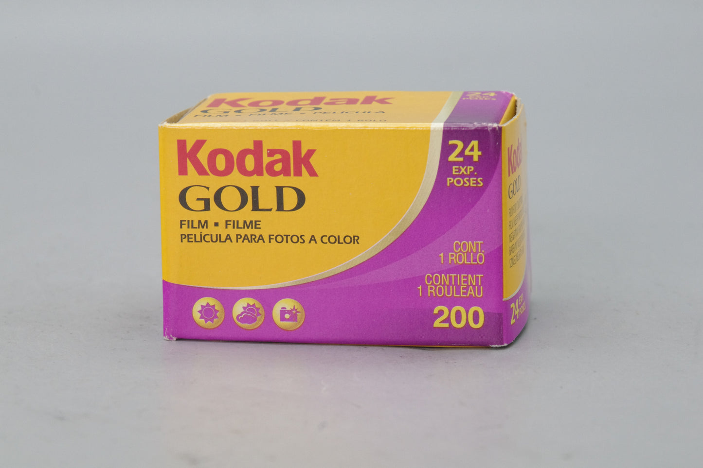 Kodak Gold 200 24exp 35mm Film – Expired 2009 – Unopened Roll